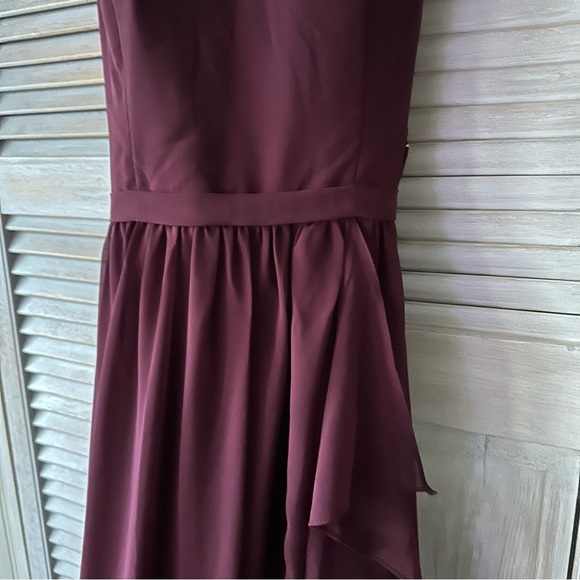 Morilee burgundy/merlot bridesmaids dress - Picture 2 of 7